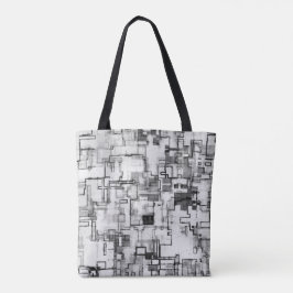Bolso De Tela Diseño de circuito urbano digital
