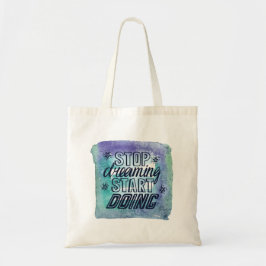Bolso De Tela Diseño de citas motivacionales para los logros