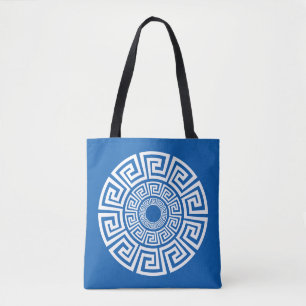 Bolso De Tela Diseño de clave griega
