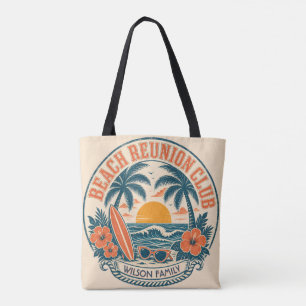 Bolso De Tela Diseño de Club de Reunión de Playa Personalizado R