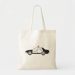 Bolso De Tela Diseño de coches de policía de juguete