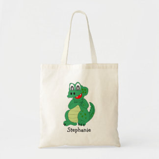 Bolso De Tela Diseño de cocodrilo