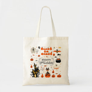 Bolso De Tela Diseño de conjunto de vintage de elementos de Hall