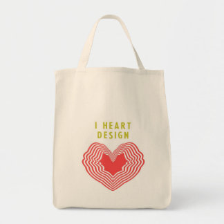Bolso De Tela Diseño de corazón