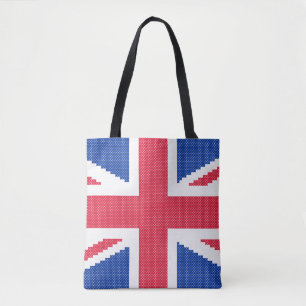 Bolso De Tela Diseño de cosido cruzado original Jack Union
