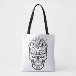 Bolso De Tela Diseño de cráneo