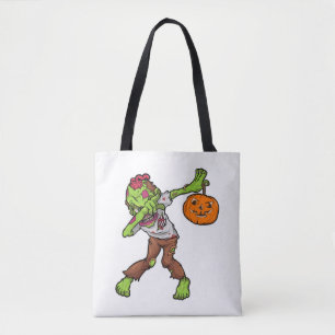 Bolso De Tela Diseño de Dabbing Zombie Halloween Dab Funny Gift