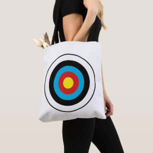 Bolso De Tela Diseño de destino Bullseye