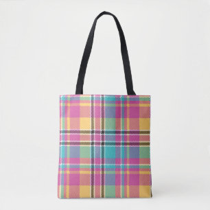 Bolso De Tela Diseño de diseño de diseño de color con diseño geo