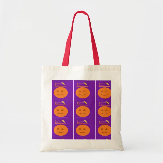 Bolso De Tela Diseño de Disfraces Tote de Halloween (Frente)