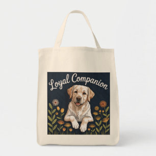 Bolso De Tela Diseño de Edredón de Labrador Retriever Dorado – J