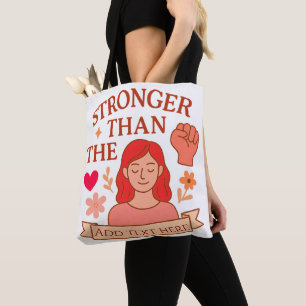 Bolso De Tela Diseño de Empoderamiento – Área de Texto Editable