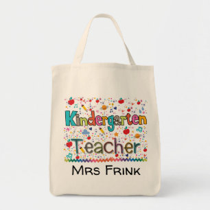 Bolso De Tela Diseño de encargo lindo del maestro de jardín de