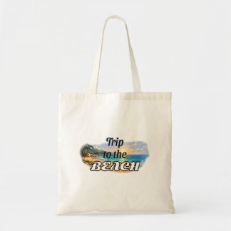 Bolso De Tela Diseño de Escape de Puestas de Sol Tropicales Viaj