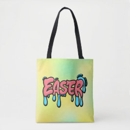 Bolso De Tela Diseño de estilo graffiti con texto de goteo de Pa