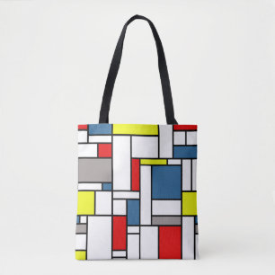 Bolso De Tela Diseño de estilo mondriano