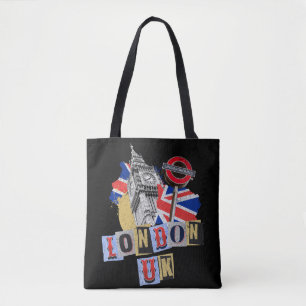Bolso De Tela Diseño de estilo retro de Londres