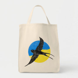 Bolso De Tela diseño de estilo ucraniano con Swallowtail 