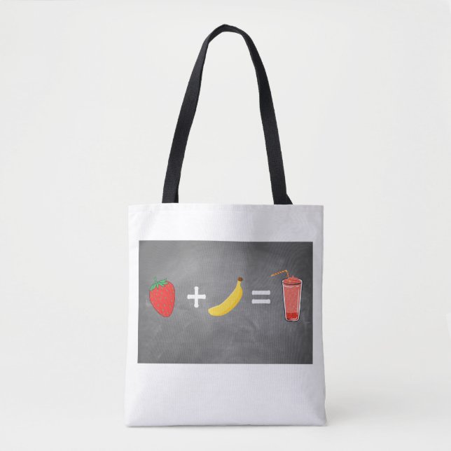 Bolso De Tela Diseño de estilos de vida saludables (Anverso)