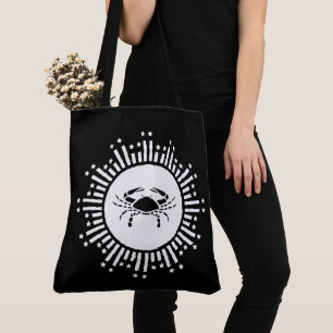Bolso De Tela Diseño de explosión estelar cósmica de cangrejo si