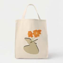 Bolso De Tela Diseño de flores