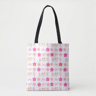 Bolso De Tela Diseño de flores