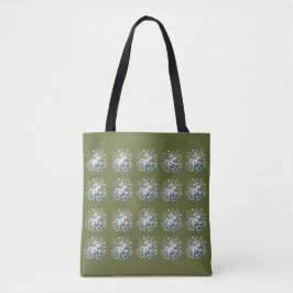 Bolso De Tela diseño de flores personalizado