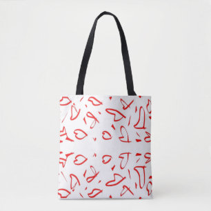 Bolso De Tela Diseño de forma cardíaca