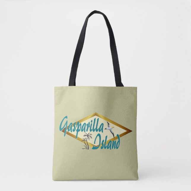 Bolso De Tela Diseño de Gasparilla Island Florida Seagull (Anverso)