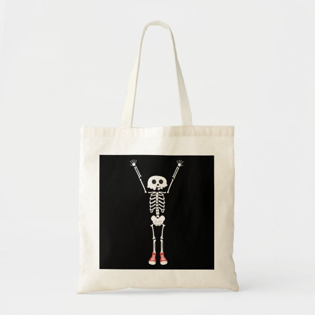 Bolso De Tela Diseño de Guay Skeleton Halloween (Frente)