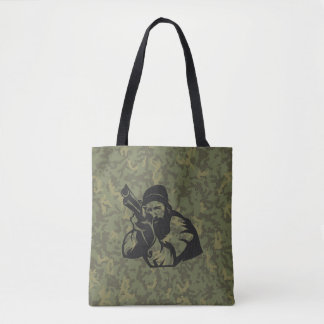 Bolso De Tela Diseño de Ilustracion de caza de camuflaje