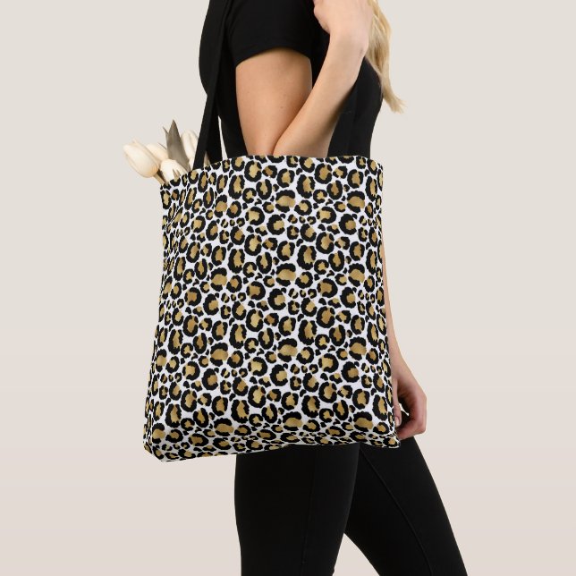 Bolso De Tela Diseño de impresión de leopardo (Detalle)