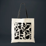 Bolso De Tela Diseño de impresión en vaca, blanco y negro<br><div class="desc">Diseño de impresión de vaca,  blanco y negro...  ¡Genial para todos los amantes de las vacas!</div>