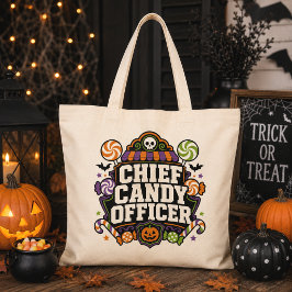 Bolso De Tela Diseño de insignia de Halloween para Director de C