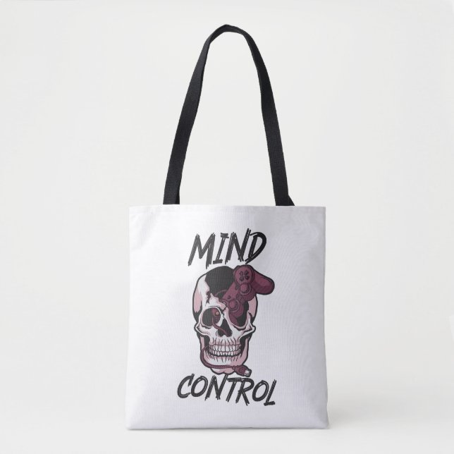 Bolso De Tela Diseño de juegos de control mental (Anverso)