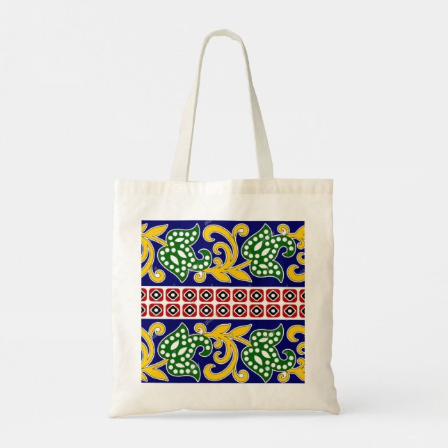 Bolso De Tela Diseño de Kalamkari (Reverso)