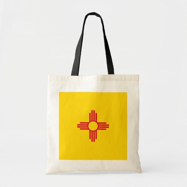 Bolso De Tela Diseño de la bandera de Nuevo México (Frente)