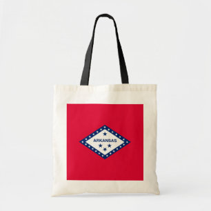 Bolso De Tela Diseño de la bandera del estado de Arkansas