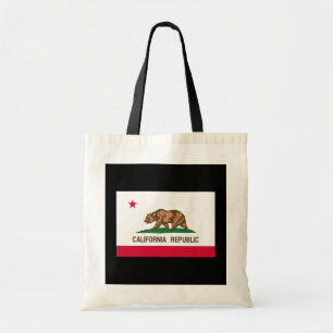 Bolso De Tela Diseño de la bandera del estado de California