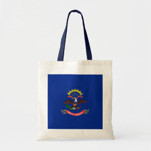 Bolso De Tela Diseño de la bandera del estado de Dakota del Nort