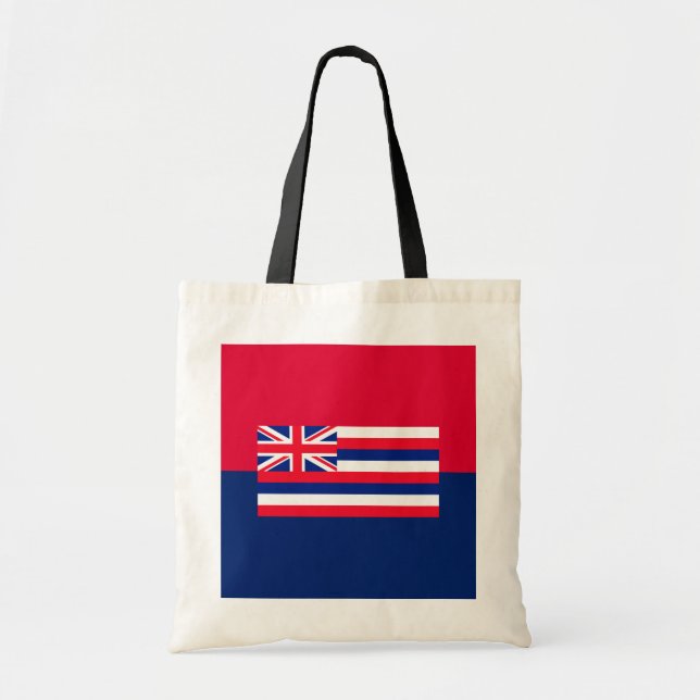 Bolso De Tela Diseño de la bandera del estado de Hawái (Frente)