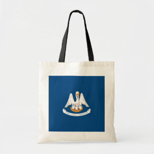 Bolso De Tela Diseño de la bandera del estado de Louisiana