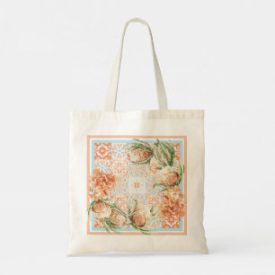 Bolso De Tela Diseño de la bufanda floral