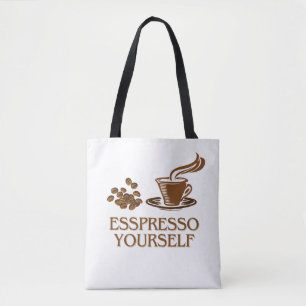 Bolso De Tela Diseño de la Copa de Café Espresso