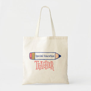 Bolso De Tela Diseño de lápiz para profesores de educación espec