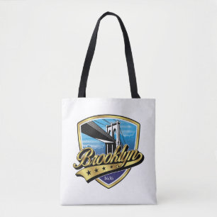 Bolso De Tela Diseño de logotipo de Brooklyn Elegante Swoosh de 