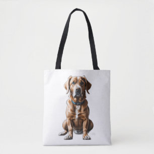 Bolso De Tela diseño de logotipo perro camiseta