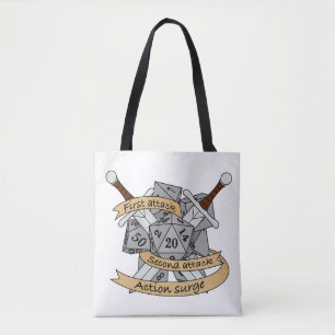 Bolso De Tela Diseño de los dados de combate