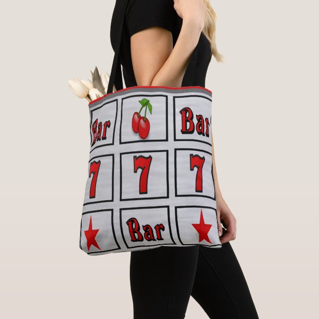 Bolso De Tela Diseño de máquina tragaperras del casino de Las (Detalle)