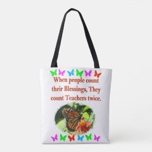 BOLSO DE TELA DISEÑO DE MARCA DE APRECIACIÓN DEL PROFESOR